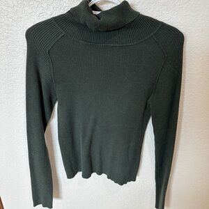 Urban outfitters Women's Dark Green Turtleneck Sweater